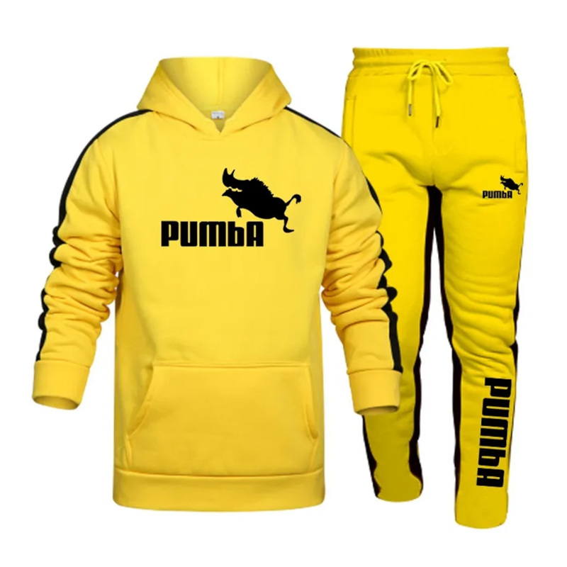 Puma tracksuit yellow on sale